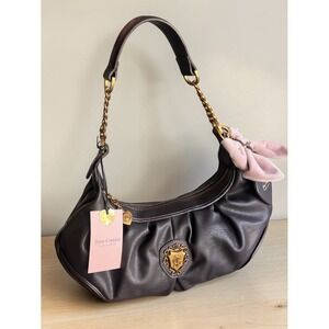 Juicy Couture Women's Dark Brown Shoulder Bag Romance Hobo Chocolate Exclusive